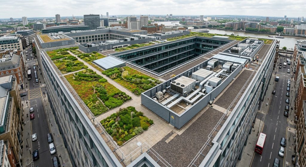 Flachdach undicht: Gründach mit Monitoring-System zur Früherkennung von Undichtigkeiten